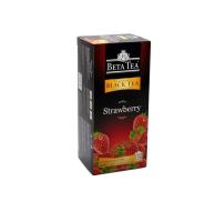 Чай Beta100гр strawberry черный