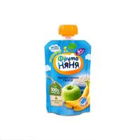 Дет пюре Фруто Няня Яблоко Банан творог д п 90г