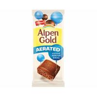 Шок-плит Alpen Gold 80г молочный пористый