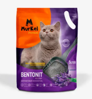 Наполнитель д-кошачьего т. Murkel силик 4л яблоко