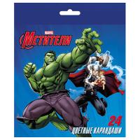 Карандаши Hatber 24цв Marvel Мстители