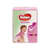 Подгузники-трусики HUGGIES №5 15шт д дев 13-17кг