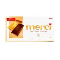 Шок-плит Merci 100г кофе и сливки