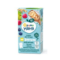 Дет кашка Фруто няня 200мл с яблоком малиной и черникой т п