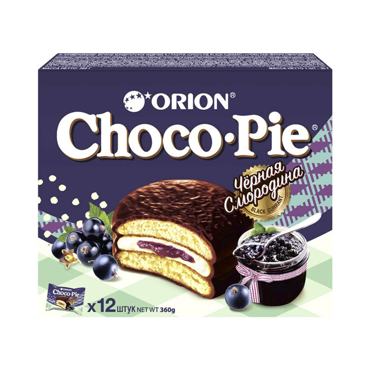 Пирожное Orion Choco Pie Венский торт, 360г