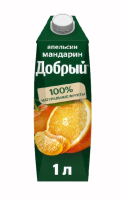 Сок Добрый 1л Апельсин мандарин