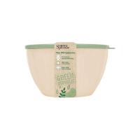Салатник Green Republic 2,8л с крышкой лён