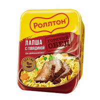 Лапша Роллтон по-домашнему с острой коп говядины 90г (конт)