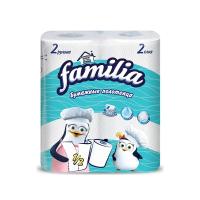 Бум полотенце Familia 2-х слойная 2шт