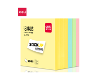 Стикер Deli stick up цветной 76x76mm 25x4шт