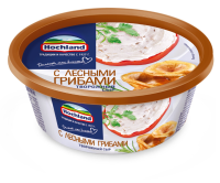 Сыр творожный Hochland с лесными грибами 60% 140г