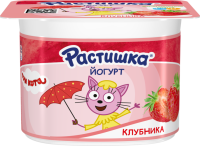 Йогурт Растишка клубника 3% 110г