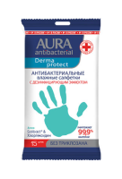 Влаж-салф Aura в ассортим 15шт