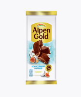 Шок-плит Alpen Gold 80г кокос, инжир