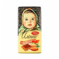Шок-плит Аленка 90г молочный миндаль К.О.