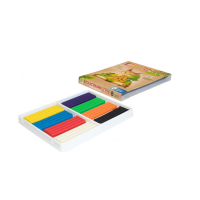 Пластилин ЛУЧ zoo modelling glay 8цветов