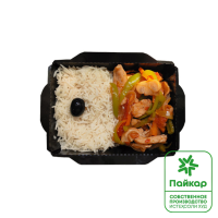 Сет Курица с овощами и с рисом 1шт