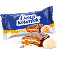 Печенье Супер-Контик в шок гл класс 100г
