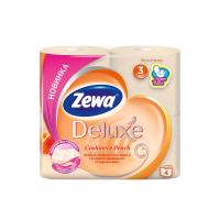 Туал бумага Zewa 4шт Deluxe peach 3сл