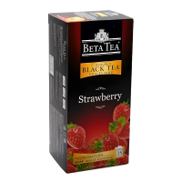 Чай Beta100гр strawberry черный