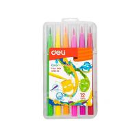 Фломастер Deli color emotion 12 цветов