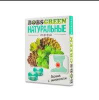 Леденцы Bobs Green Пихта с ментолом 32г