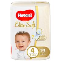 Подгузники HUGGIES Elite Soft №4 8-14кг 19шт