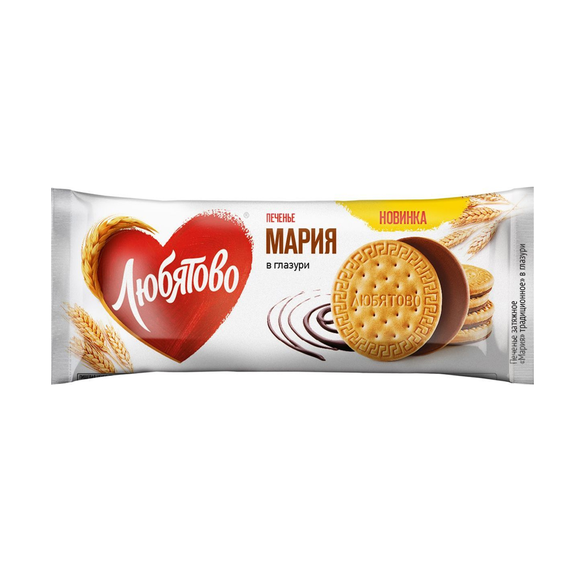 Печенье Любятово Мария в шок.глазури 138г