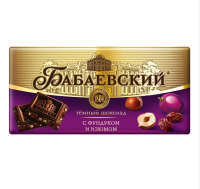 Шок-плит Бабаевский 90г с фундуком и изюмом