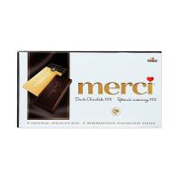 Шок-плит Merci 100г горький шоколад 72 %