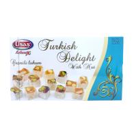 Рахат-Лукум Usaş с фундуком, фисташками и кокосом (194) 350г