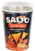 Чипсы Salto Nachos & Cheese 60г соус барбекю