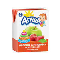 Дет сок Агуша 200мл яблоко-шиповник