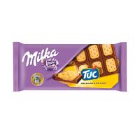 Шок-плит Milka 87г Tuc с соль кремом