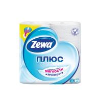 Туал бумага Zewa 4шт Plus White new 2сл