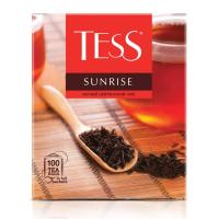 Чай Tess 100пак Sunrise байховый черный