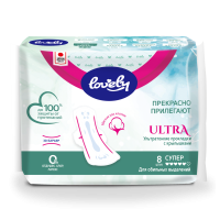 Прокладки Lovely ultra супер 8шт