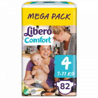 Подгузники Libero comfort 4 7-11кг 80шт