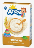 Деткаша Агуша 200г безмол рисовая