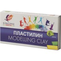 Пластилин ЛУЧ Классика 6 цветов