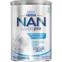 Дет,смесь Nestle NAN Безлактозный 0+ 400г