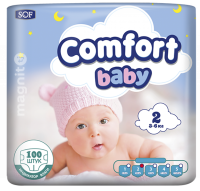 Подгузники Comfort Baby №2 3-6кг 100шт