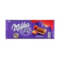 Шок-плит Milka 100г клубника