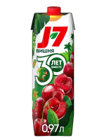 Сок J7 вишня т-п 970мл