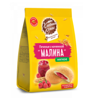 Печенье Хлебный спас с начинкой Малина 200г