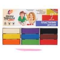 Пластилин Луч детский школа творчества 9цв
