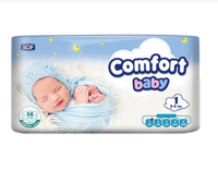Подгузники Comfort Baby №1 2-5кг 58шт