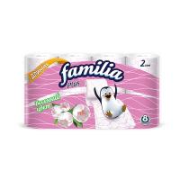 Туалбумага Familia plus весенний цвет 2-х сл 8шт