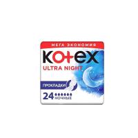 Прокладки Kotex 24шт Ultra ночные 5кап