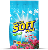 СтирПорошок Soft Plus 1,8кг авт свежесть долины роз